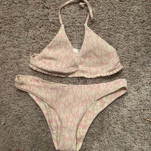 Show me your MUMU scrunch leopard bikini